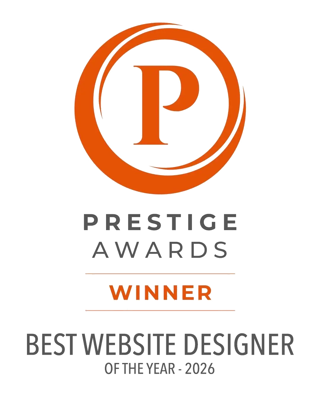 Prestige Awards Winner - Bit2Flash - Best Website designer of the year 2026