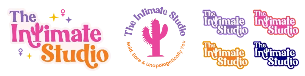 The Intimate Studio logo set
